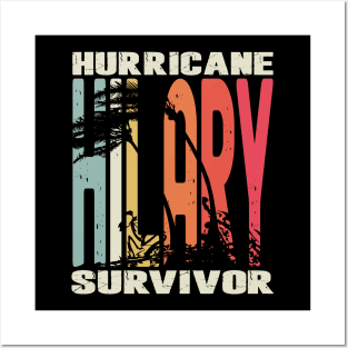 Hurricane Hilary Survivor Posters and Art